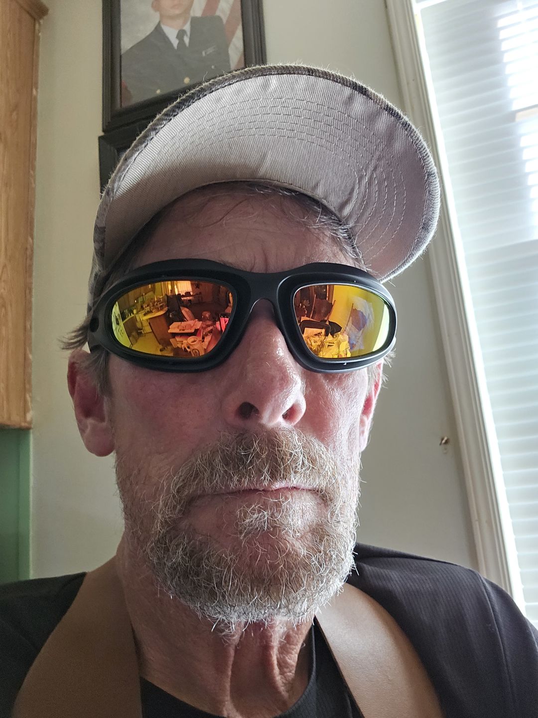 Customer photo review of Durable Polarized Riding Goggles - 4 Lens Kit
