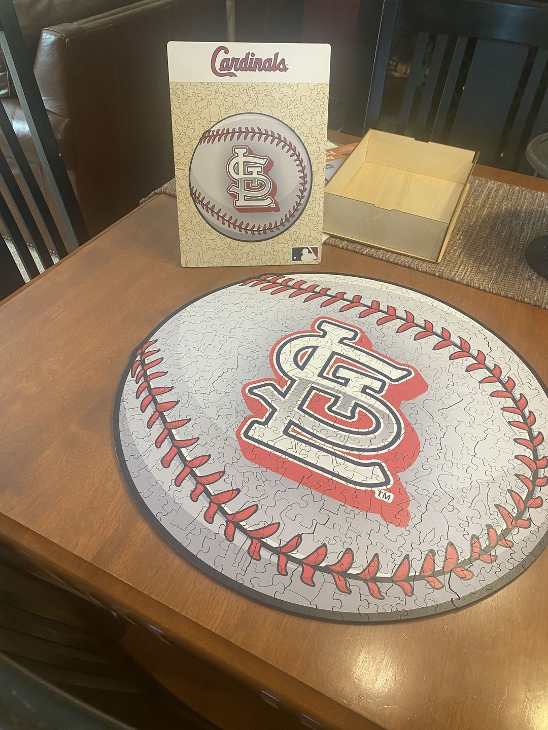 Customer photo review of St. Louis Cardinals® - Official Wooden Puzzle