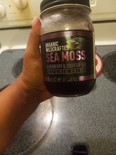Customer photo review of Elderberry and Soursop Infused Sea Moss Gel