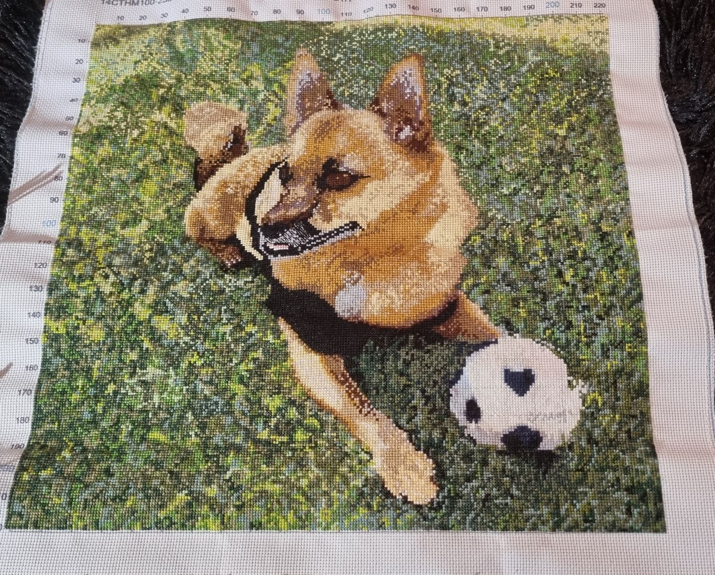 Customer photo review of Custom Cross Stitch Kit