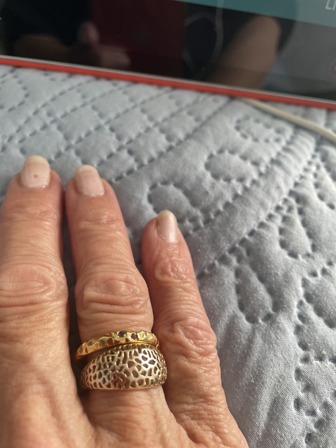 Customer photo review of Candy Slim Band Ring
