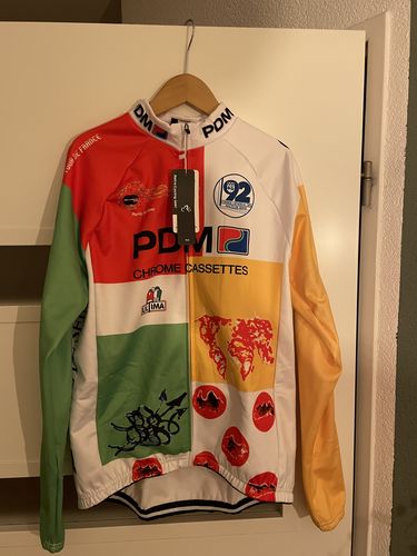 Customer photo review of PDM ULTIMA Pattern Fleece Retro Long Sleeves Jerseys