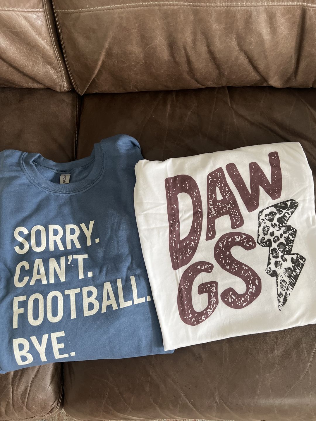 Customer photo review of Sorry Can't Football Bye