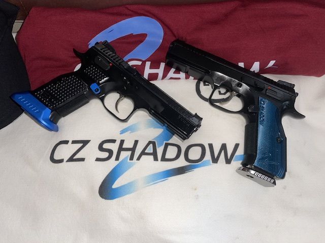 Customer photo review of CZ Shadow 2 Grips and Aluminium Mag-Well Combos