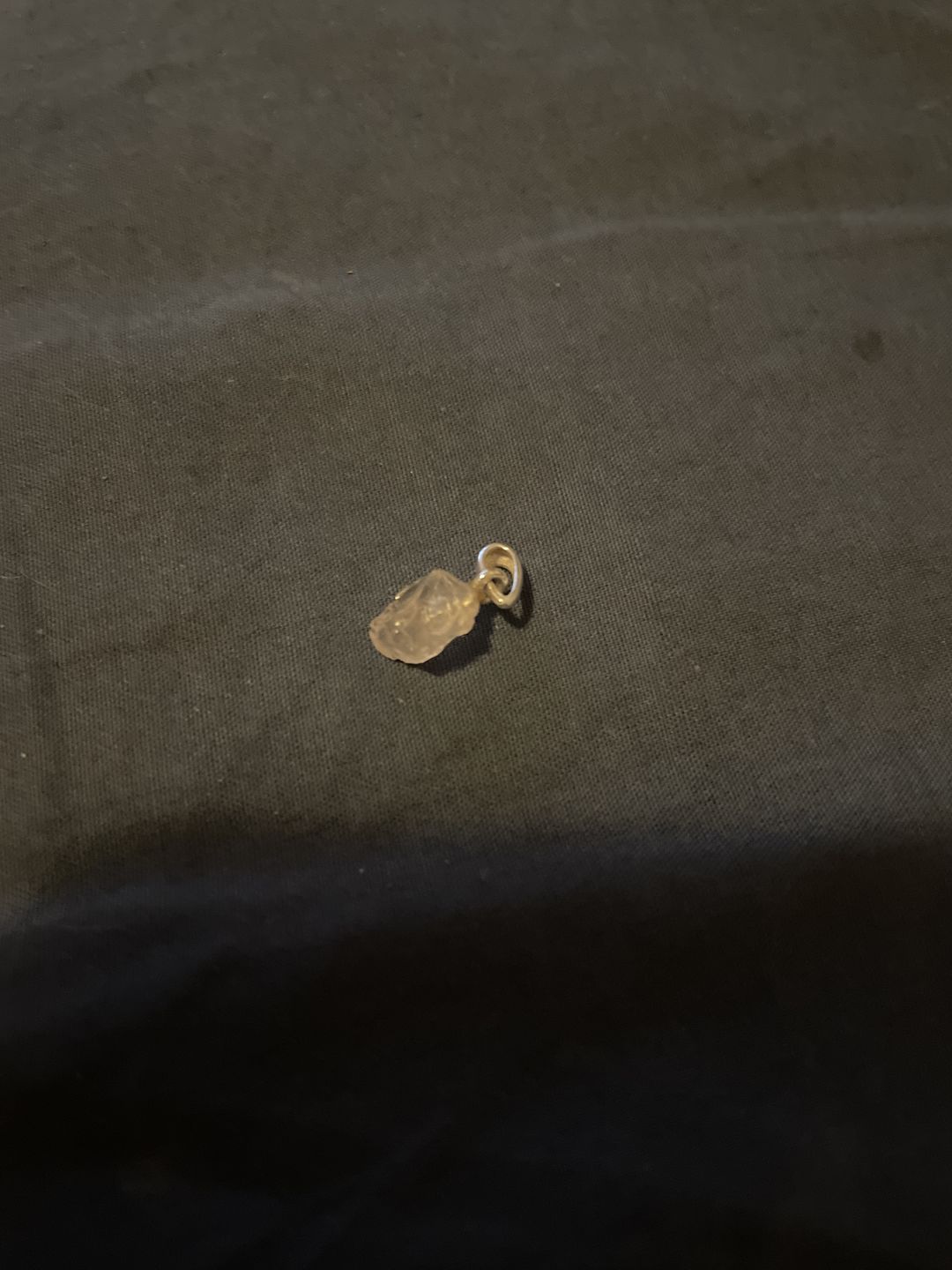 Customer photo review of Berlock Rå Mini Rosenkvarts Silver