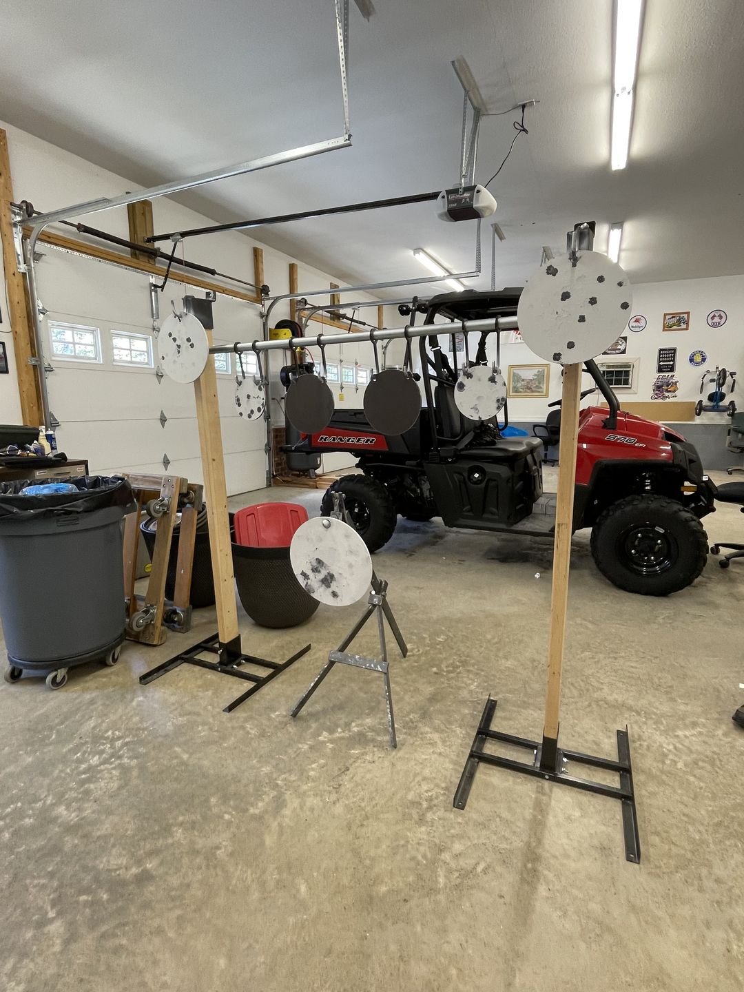 Customer photo review of Double T-Shaped 2X4 Target Stand Base