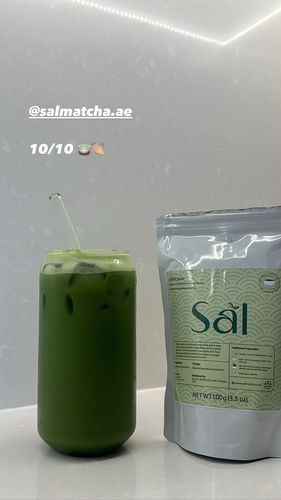 Customer photo review of Premium 1st Harvest Ceremonial Grade Matcha zip lock bag (100 g)