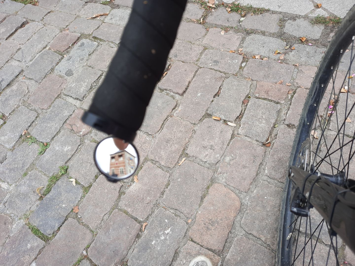 Customer photo review of CORKY | Dropbar Rear Mirror