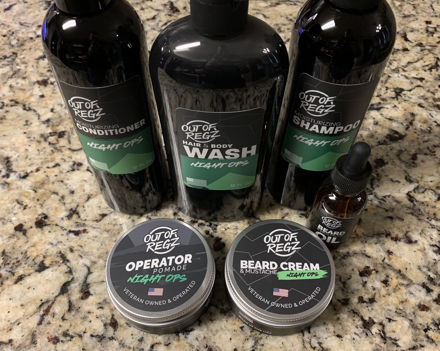Customer photo review of Night Ops Beard Pack