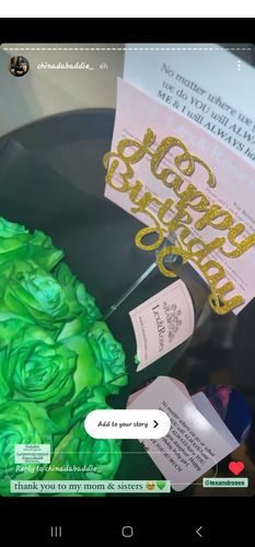 Customer photo review of Ferxxo Mania Rose Bouquet