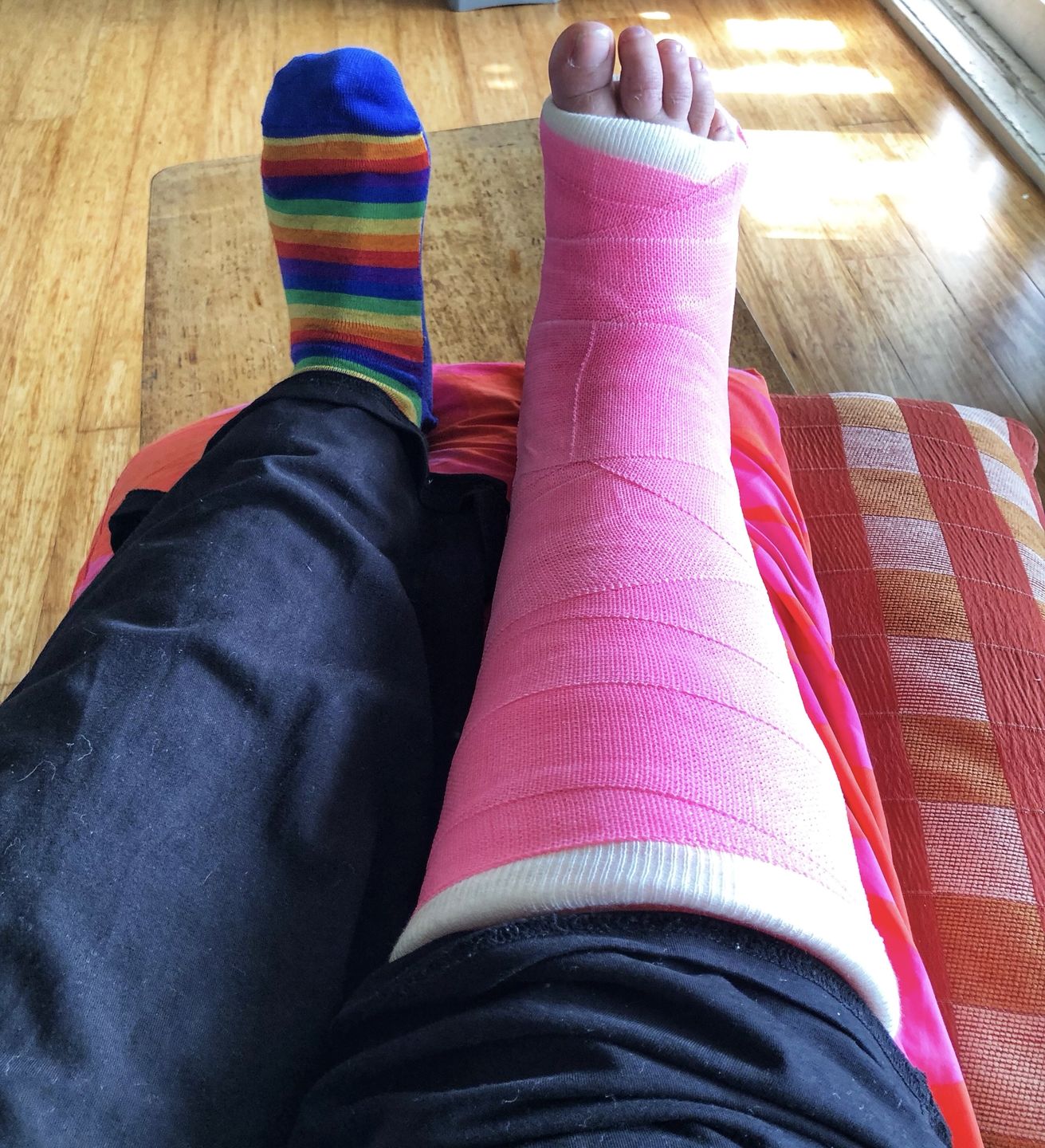 Customer photo review of Socks Mallow Stripe