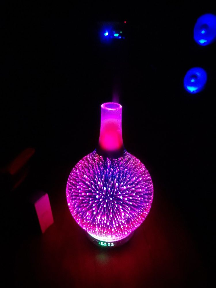 Customer photo review of Oil Aroma Diffuser 3D Glass