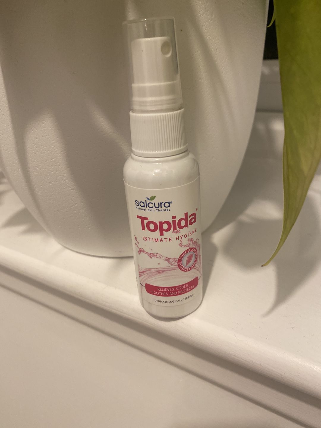 Customer photo review of Topida Intimate Hygiene Spray Twin Pack