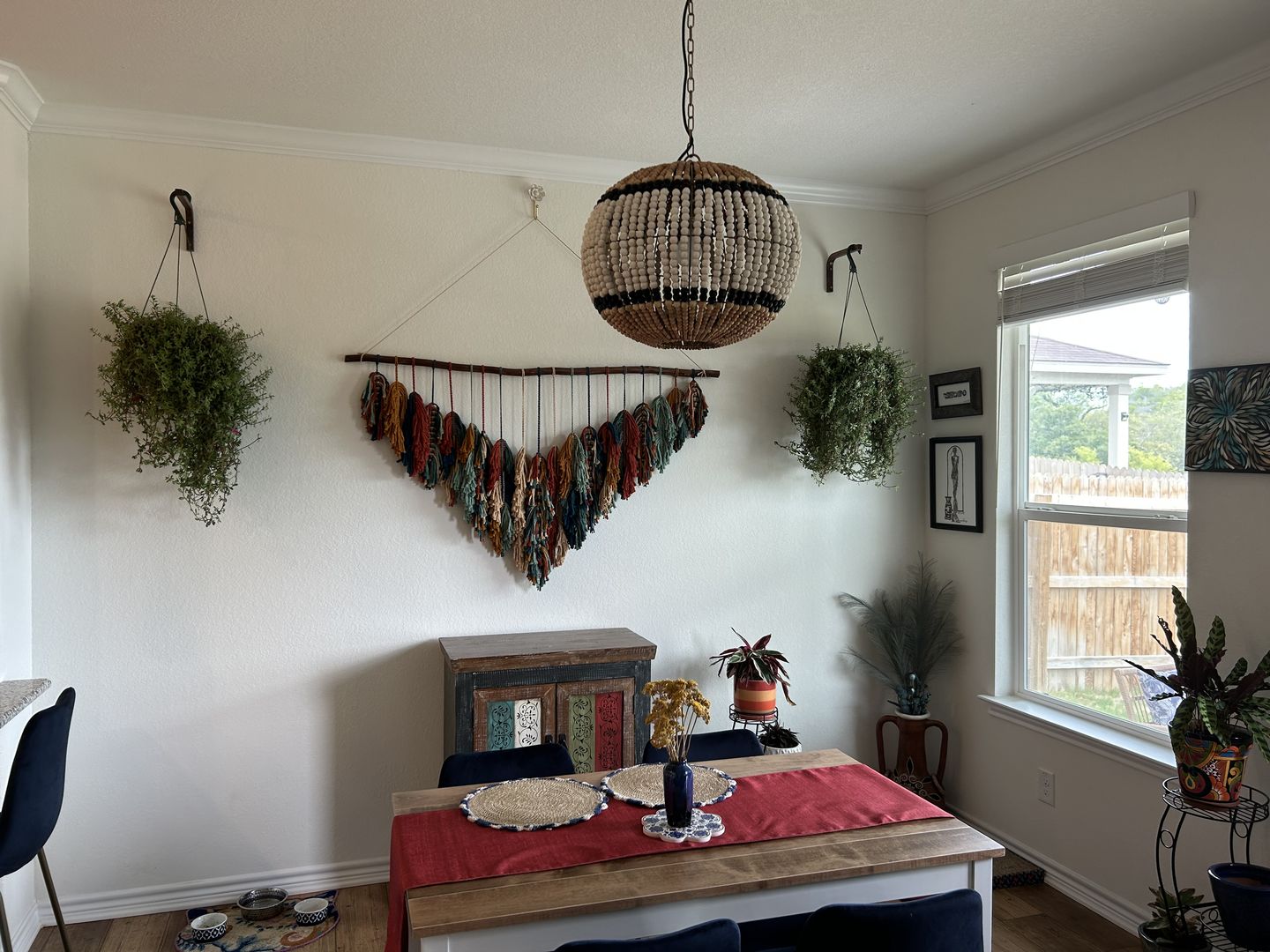 Customer photo review of Walnut & Birch Wall Hanger