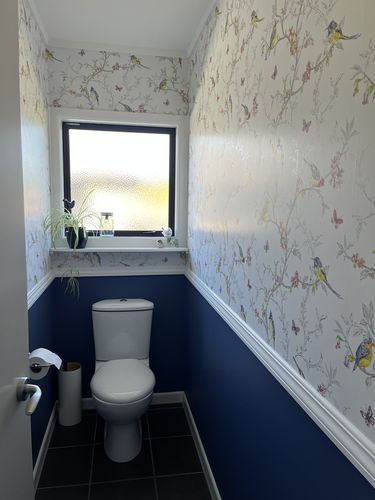 Customer photo review of Phoebe Wallpaper - 3 Colours