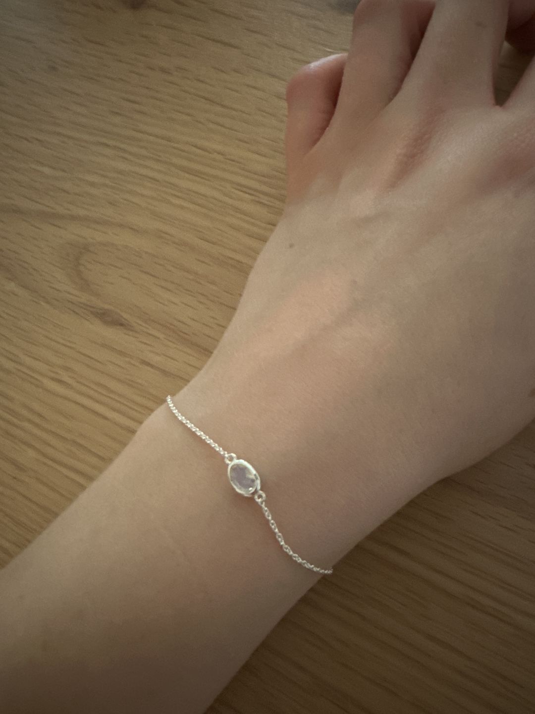 Customer photo review of Armband Juni Månsten Silver