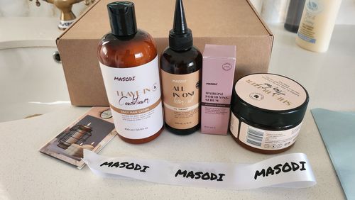 Customer photo review of Daily Moisture & Styling Set