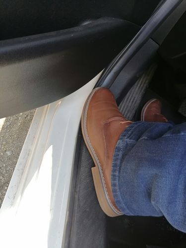 Customer photo review of ZAPATO OXFORD PIEL CAFÉ