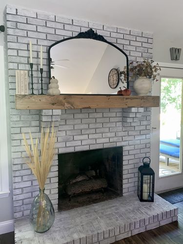 Customer photo review of Distressed Mantels