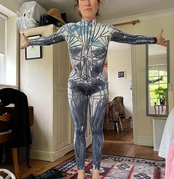 Customer photo review of Broken Mirror Costume