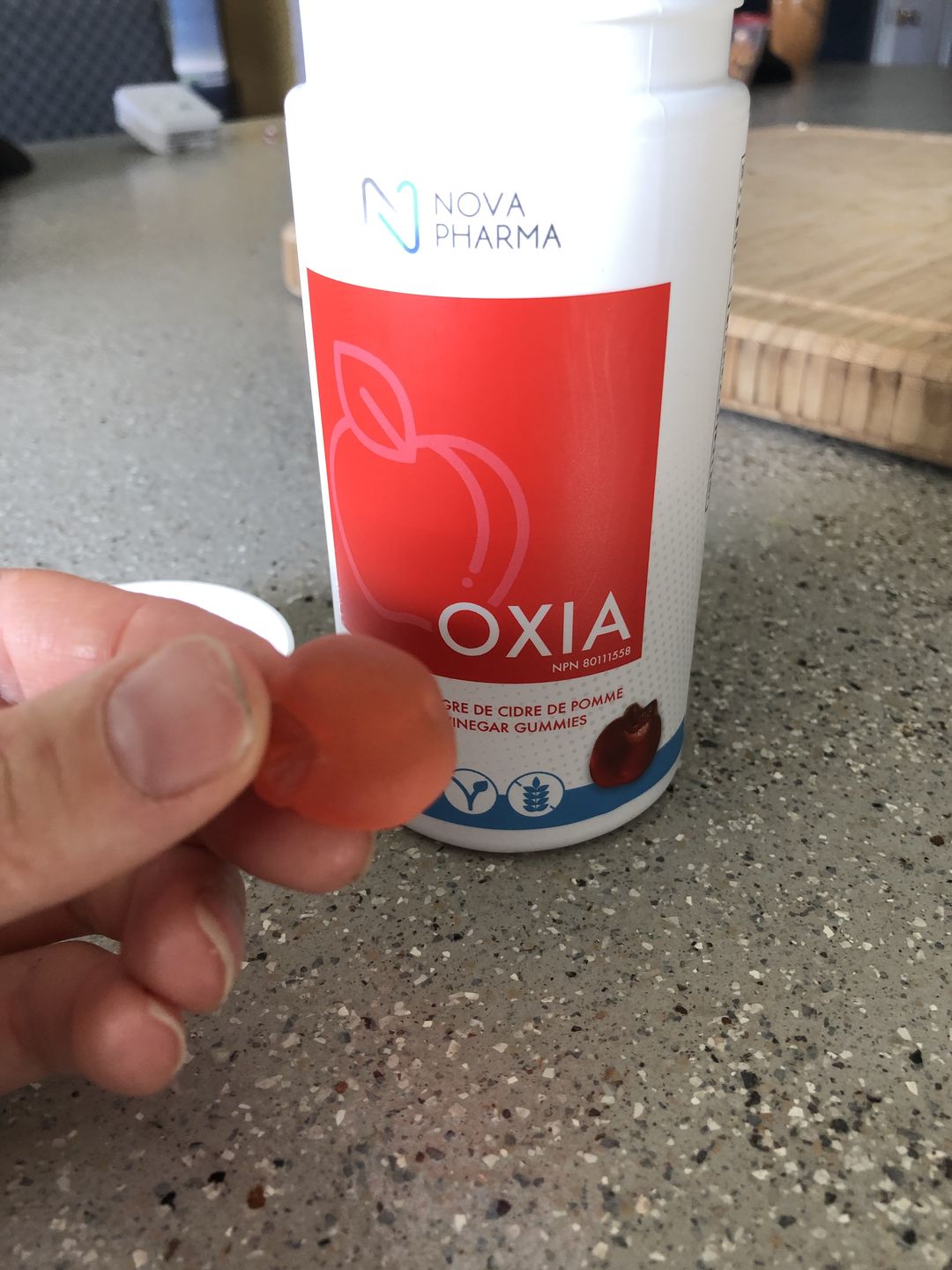 Customer photo review of Nova Pharma - Oxia Vinaigre de cidre de pomme (60 jujubes)
