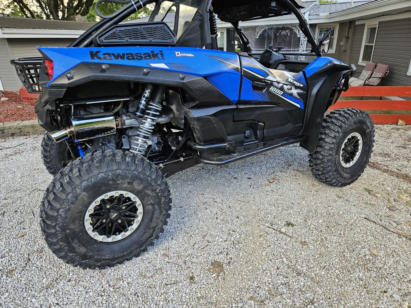 Customer photo review of RPM SxS Teryx KRX 1000 Catless Slip On Sport Muffler KRF1000