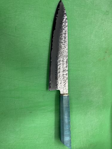 Customer photo review of Cuchillo Gyuto Damasco Martillado