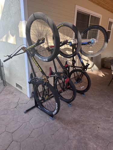 Customer photo review of 3 Bike Nook Units + 1 FREE Bike Nook + 3 FREE Connectors (Offer)