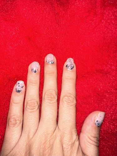 Customer photo review of Finish Top Gel Efectos (Gel Effect) Fantasy Nails