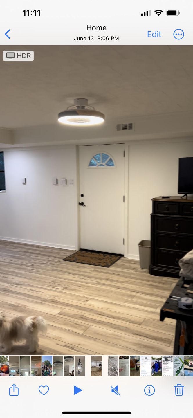 Customer photo review of Clear 1 Lite Glass and Frame Kit (3/4 Lite 24" x 50" Frame Size)