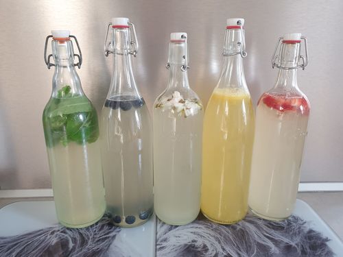 Water kefir, made at home
