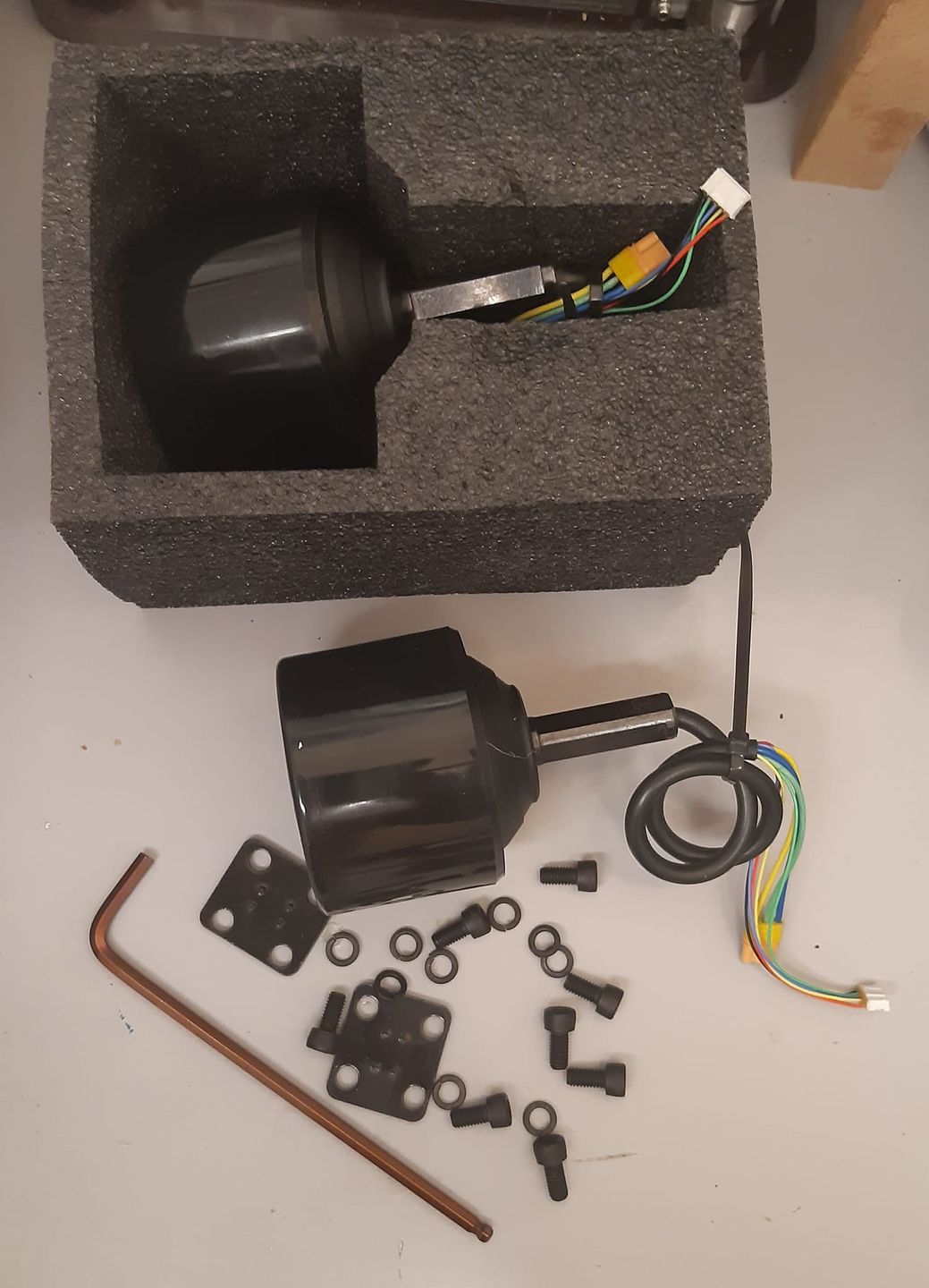 Customer photo review of 75MM Hub Motor for Mini Dual