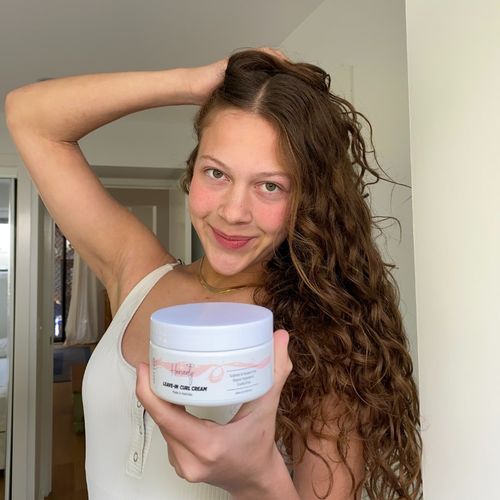 Customer photo review of Hairvenly™ Leave in Curl Cream