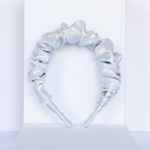 Customer photo review of Fine 1.5mm metal hairband with closures for fascinators millinery hats HB011