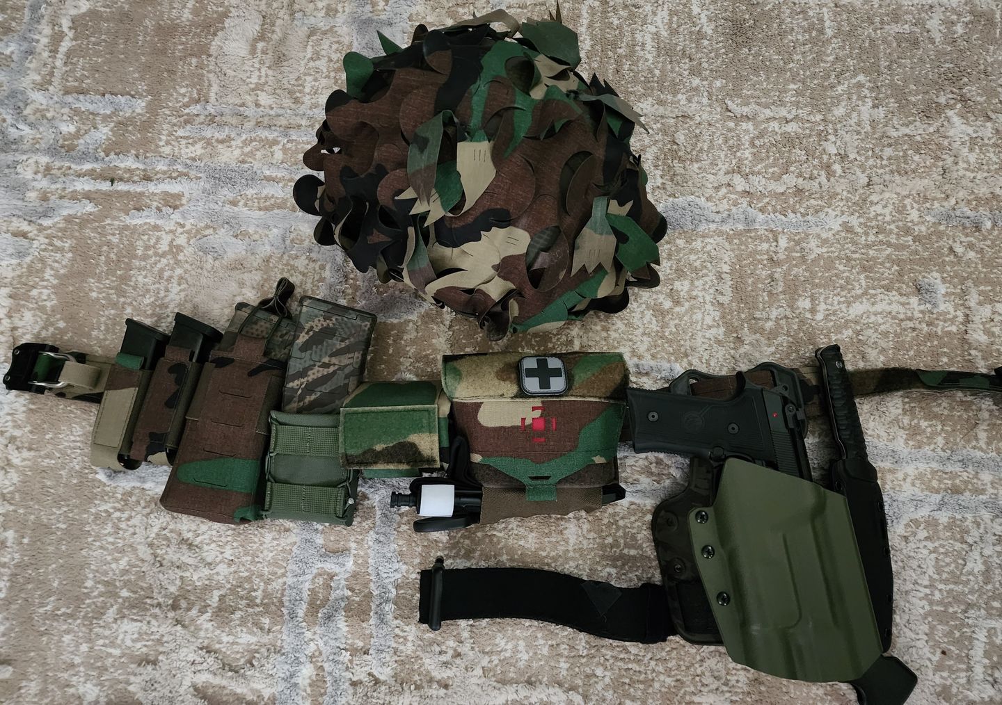 Customer photo review of Folding Dump Pouch GRIDLOK
