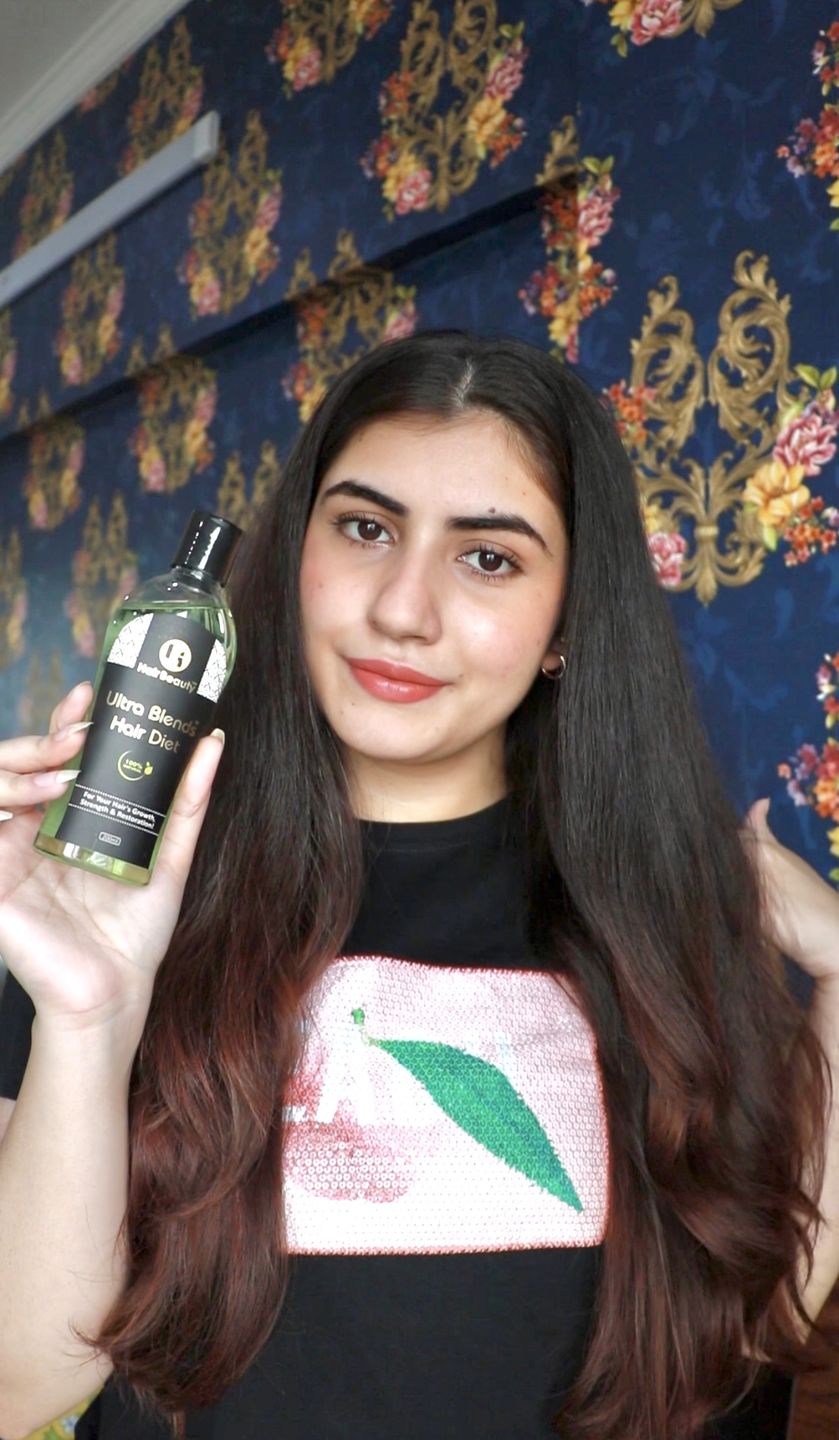 Customer photo review of Ultra Blends Hair Diet Oil