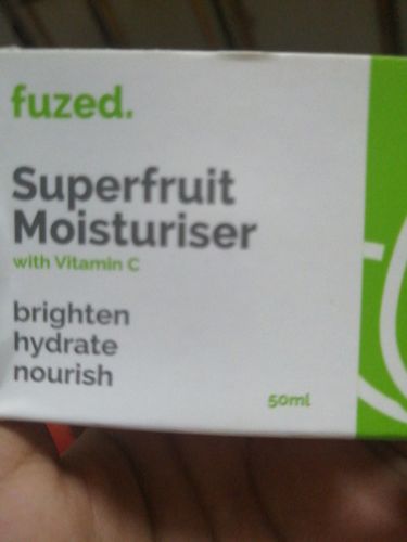 Customer photo review of Superfruit Moisturizer with Vitamin C* (Water-Based)