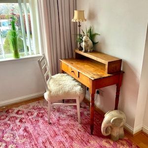 Customer photo review of Rustic Monitor Stand | Wooden Sides