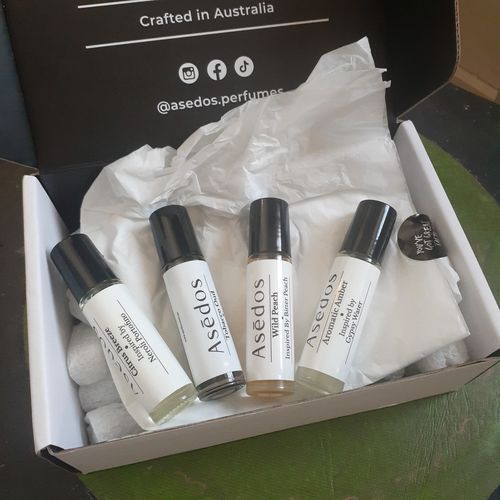 Customer photo review of WILD PEACH PERFUME OIL