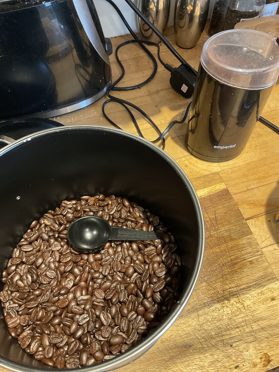 Customer photo review of Signature Espresso Blend, Organic RSPB Coffee, 1kg - Whole Bean