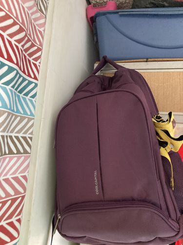 Customer photo review of Mochila Bast Laptop 15.6" Cool Capital Morado