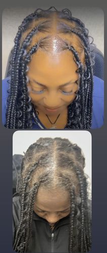 Customer photo review of Maximum Chebe Infused Hair Growth Oil