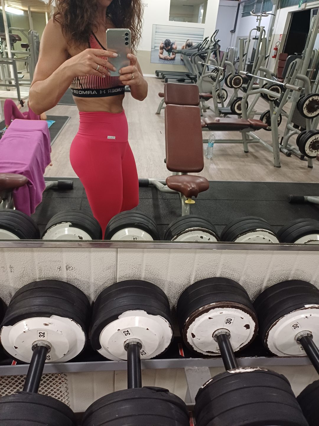 Customer photo review of Leggings CALIPSO Magenta Costine