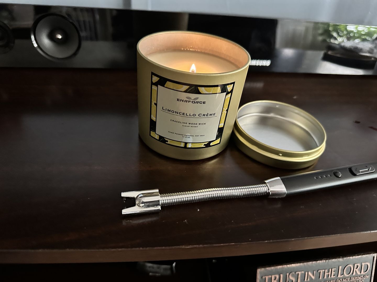 Customer photo review of 360 Degree Household Arc Lighter
