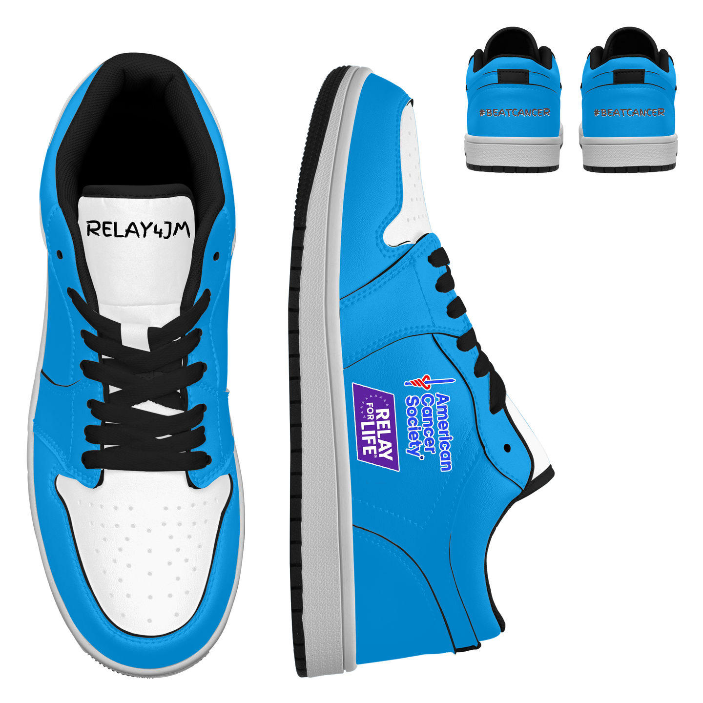 Customer photo review of Personalized Sneakers, Custom Sneakers, Put name or business name on it, AJ1-C03200