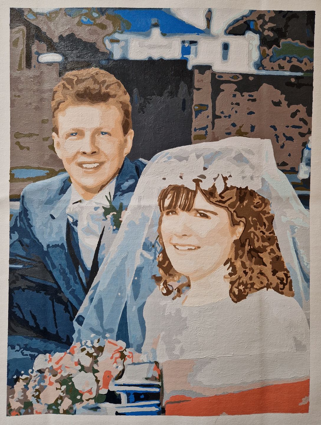 Customer photo review of Custom Paint by Numbers Kit | Just Upload Your Photo!