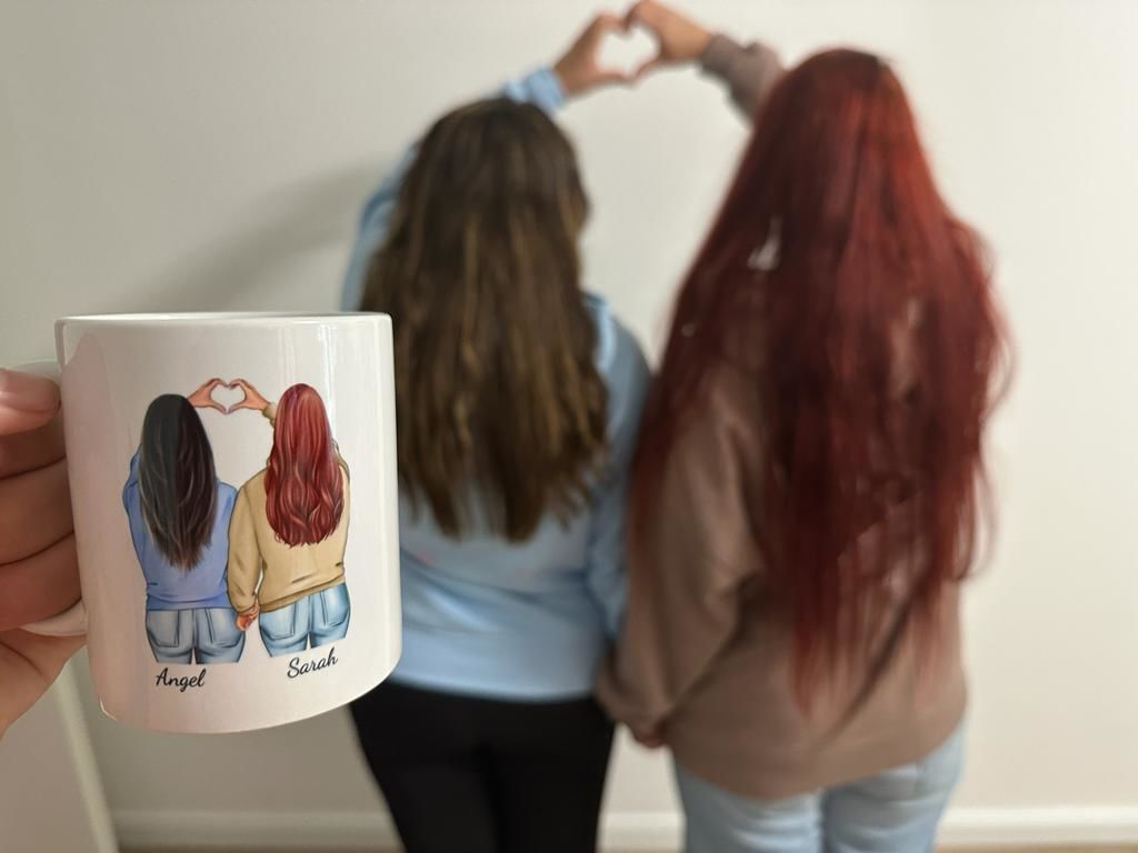 Customer photo review of Winter Besties - Personalisierte Tasse