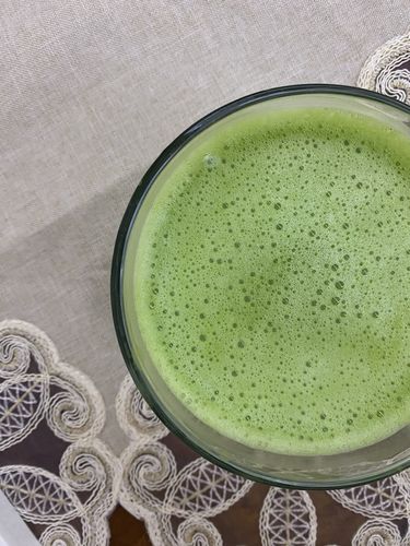 Customer photo review of Premium 1st Harvest Ceremonial Matcha zip lock bag (100 g)