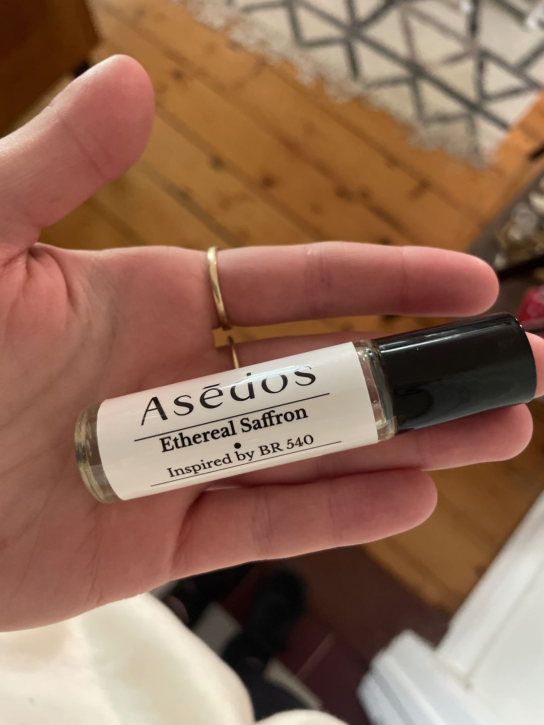 Customer photo review of ETHEREAL SAFFRON PERFUME OIL