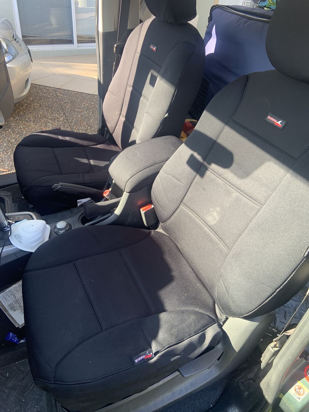 Customer photo review of Sharkskin Neoprene Seat Covers for Isuzu D-Max CREW CAB (06/2012-06/2020)